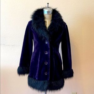 Faux fur coat